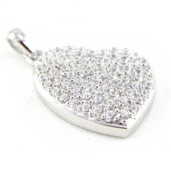H2643 Lily White Love Divine Pendant (Silver)