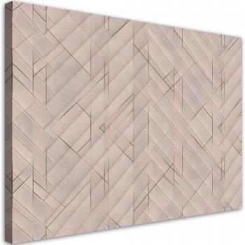 Dipinto moderno in tela, design geometrico 60x40