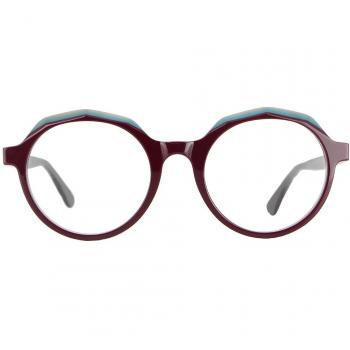 VANNI V1664 A545 Women's Purple Frame Eyeglasses Size 50