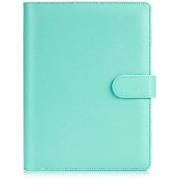 Carpeta A5 con hebilla magnética, organizador personal y cuaderno de 6 anillos