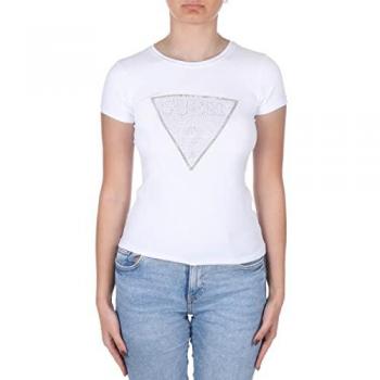 Camiseta Guess con Logo de Cristal