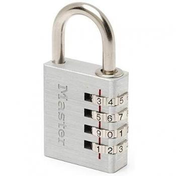 Cadenas à combinaison programmable chrome 30mm MASTERLOCK