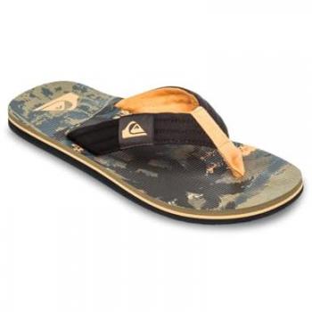 Men's Quiksilver Molokai Black Flip Flop (Size 12)