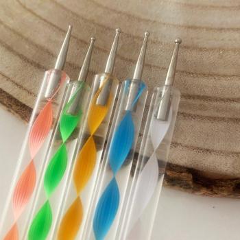 5Pcs Nail Dotting Pen and Gem Picker Tool #TB03