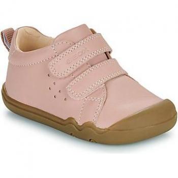 Baskets GEOX B4663A B STEPPIEUP Girl vieux rose à scratchs 26 MALE