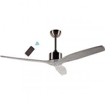 BIMAR Ventilatore di Soffitto Mod. Aquilone, Colori Argento e Bianco, Materiale Metallo/Plastica, Dimensioni 132x275x132 cm