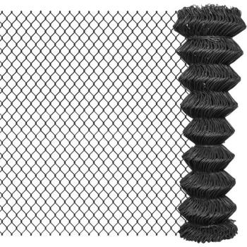 Clôture Prolenta Premium Acier 15 x 1,5 m Gris