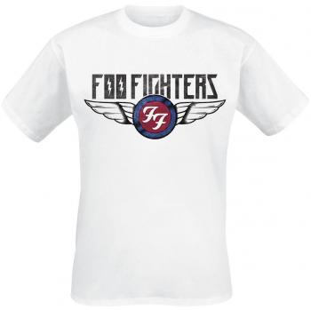 T-Shirt Bianco Foo Fighters Flash Wings