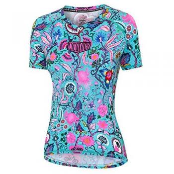 Cycology Maglia da Enduro con Maniche Corti Secret Garden
