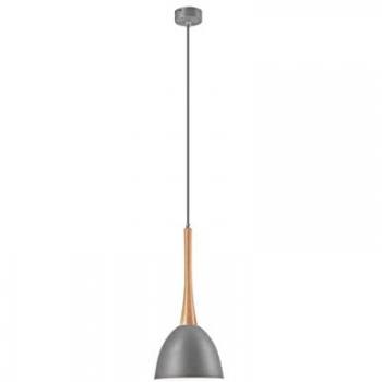 Lamkur Silver Elegance Tulip Dome Pendant Light, 1x E27 Socket