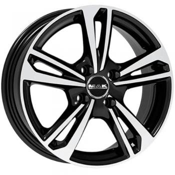Llanta de Aleación Mak Emblem 6x15 4x98 ET30 Negro Brillante