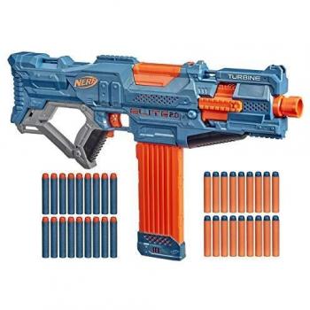 Hasbro Nerf Elite 2.0 Turbine CS-18 Pistolet à fléchettes motorisé 36 fléchettes multicolores