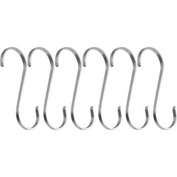 304 Stainless Steel S Shape Hooks for Plants and Pans