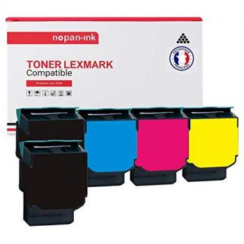 Pack Toners 5x – Compatibles Lexmark CS310/CS410/CS510
