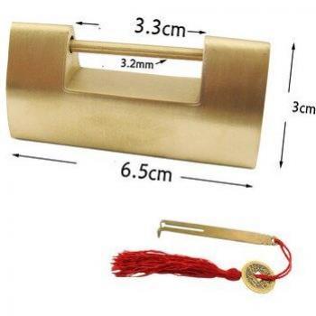 Bronze Copper Jewelry Box Lock