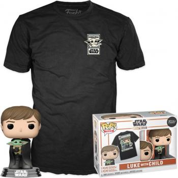 The Mandalorian – Booble Head Pop N°482 : Luke avec l’Enfant – T‑Shirt XL