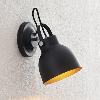 Lindby Adirta Wandleuchte in Schwarz