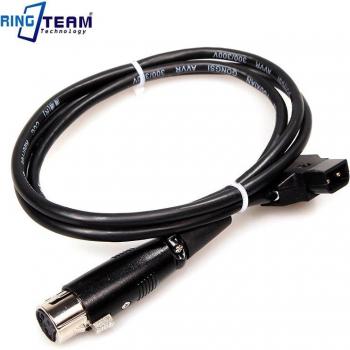 1M 4-Pin XLR Male to Male Power Cable