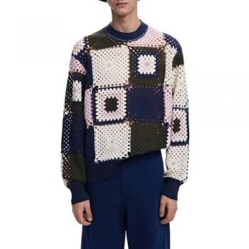 Uomo Blu S Pullover Desigual Colorati