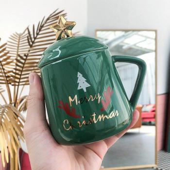 Cute Christmas Teacup with Gingerbread Man Design