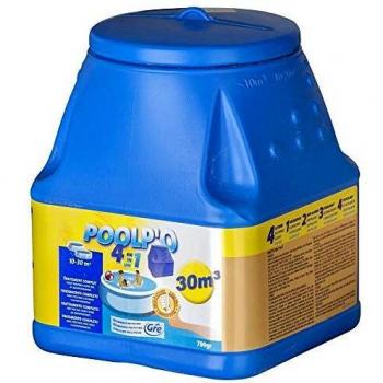 Poolp’o 10‑30 m³ Galleggiante 4 in 1 – 700 g