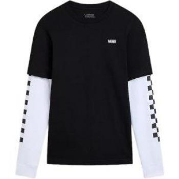 Vans Langarmshirt LONG CHECK TWOFER schwarz