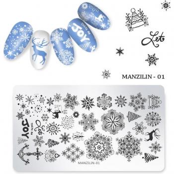 Kit de Transferencia de Arte de Uñas Festivas