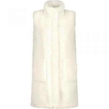 Monari Gilet Felloptik Creme Größe 36