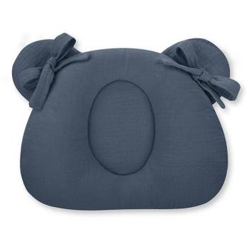 Support Oreiller Plagiécranie Bébé en Mousseline