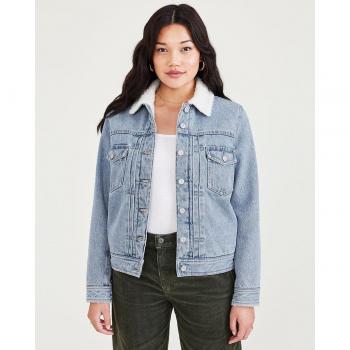 Cazadora vaquera Dockers mujer borreguillo