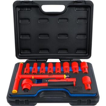 BGS VDE Stecknüsse 12-teilig, Antrieb Innenvierkant 10 mm (3/8 Zoll)