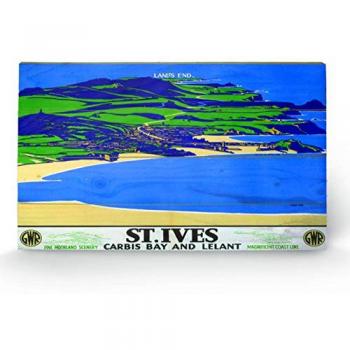 Pyramid International Cornwall 13 Stampa su legno 45 x 76 cm