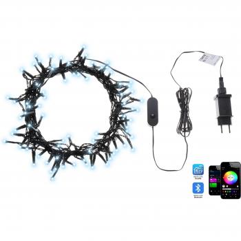 LED Lichterkette 1350 cm 100 RGB Lichter mit App-Steuerung und Timer für Innen und Außen