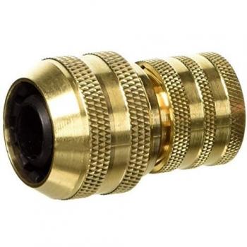 Connettore Rapido Vigor in Ottone con Portagomma per Tubi in Gomma da 3/4