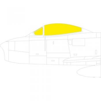 Eduard 1/48 F-86A Painted Mask Sheet