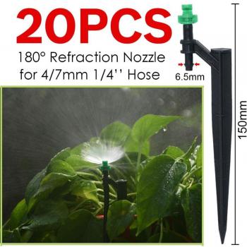 KESLA 20PCS Drip Irrigation Misting Nozzle with Stake