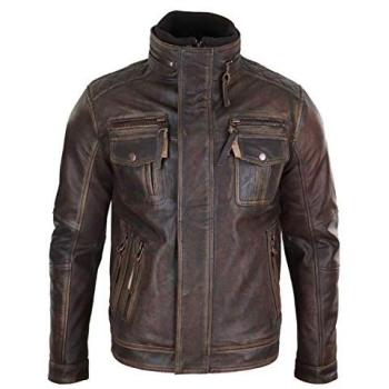 Scarlet Storm 5XL Leather Rider’s Jacket – TruClothing