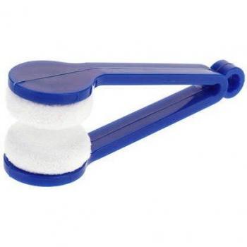 Compact Glasses Cleaning Brush and Cloth