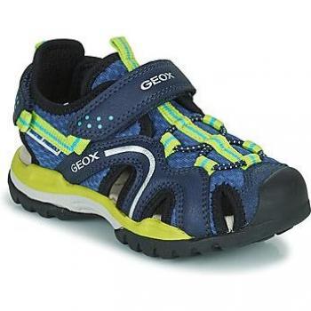 Sandali Geox Borealis Bambino Blu Scuro-Lime EU 32
