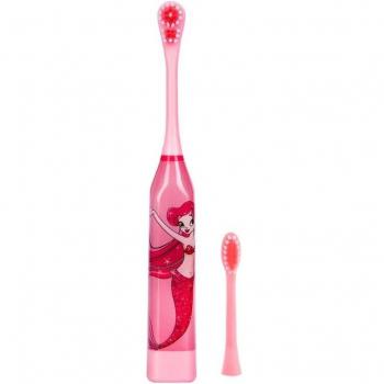 Kids' Cartoon Pattern Electric Toothbrush with 2 Replacement Heads