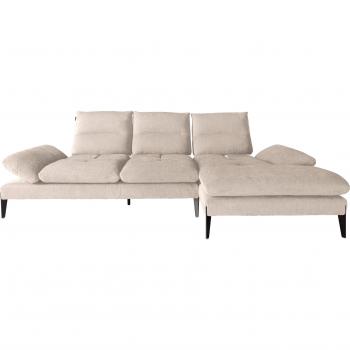 Ecksofa „Monnalisa“ (Nicoletti Home) – 287 cm breit, Sitzverstellung möglich