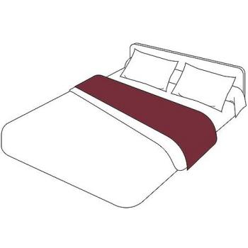 Doublure Satinée Alabama Bordeaux – Drap Plat