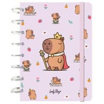 Pinky Capibara Anillas A4 – Majestic Edition