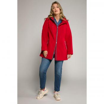 Giacca da donna in softshell con fodera di pile, Rosso, Taglia 52/54, Poliestere