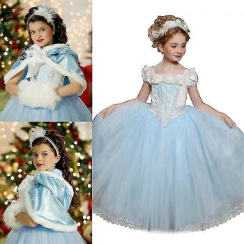 Fête cosplay princesse bleue pour enfants 9‑10 ans