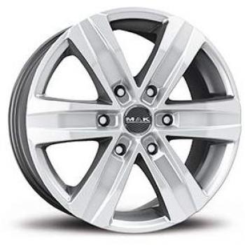 Rueda Mak Stone 6x139,7 en acero inoxidable silver