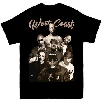 Blusa Negra 2PAC & Rappers West Coast Legends