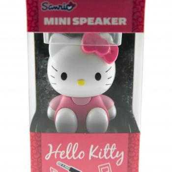 Altoparlante Rosa Hello Kitty Portable con Jack 3,5 mm & Chiave a Forma di Pupazzo