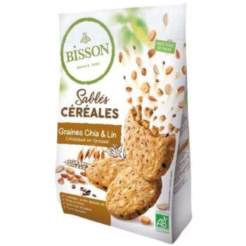 Sablés de Céréales aux Graines de Chia et de Lin