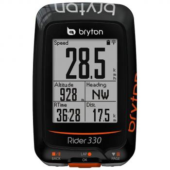 Bryton Rider 330 E Monitor di Velocità e Distanza Nero